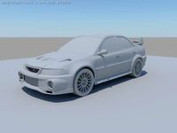 Lancer Evo 6 3D Model