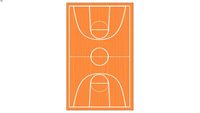 Tapete Playmat Basquete de Borracha Uauá Baby
