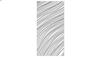 Tapete Playmat Linhas Wave Retangular de Borracha Uauá Baby