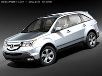 Acura MDX 2007 2010 3D Model