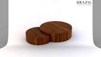 Mesa de centro Bocca 2 peças - Brazil Contemporâneo