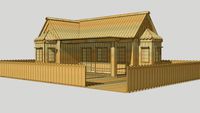 Stick Es Krim Rumah 16 (Ice Cream Stick Craft House) #rumahSketch #rumahSketch