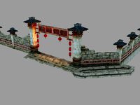 song dynasty-changan bus station-railing