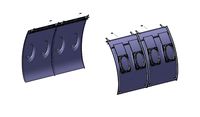 DETAILED AIRCRAFT SIDEWALL PANELS