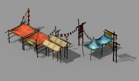 song dynasty-props-tent