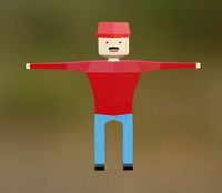 lowpoly guy