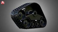 rubber track system 3 - combine harvester - crawler tractor