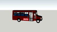 2013 ford E350 Blue Bird micro bird G5 Avis rental car shuttle bus