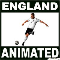 Soccer Player England CG 3D Model