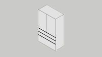 Lines Tall_unit Storage D60 H190 T7 W120