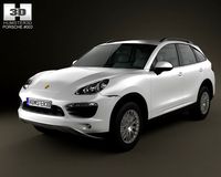 Porsche Cayenne Hybrid 2011 3D Model