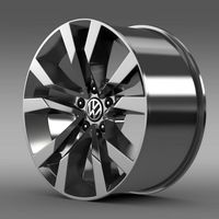 VW Beetle TDI 2012 rim 3D Model