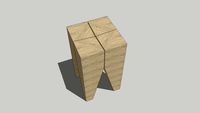 Backenzahn E15 Stool