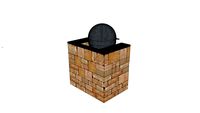 Outdoor Kitchen Smoker/GreenEgg Stand
