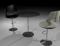 Cheirs for cafe 3D Model