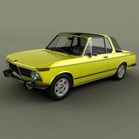 BMW 2002 Targa 3D Model