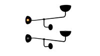 Beaubien Double Shade Wall Lamp 9035