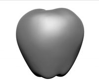 Apple high resolution 3D Model