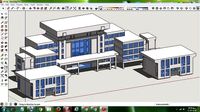 Sketchup Office building C9