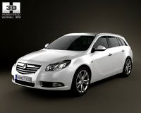 Vauxhall Insignia Sports Tourer 2010 3D Model