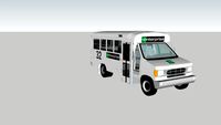 2002 ford e350 thomas minotour enterprise rental car shuttle bus