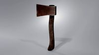Rusty Axe Lowpoly