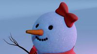Snowman Free 3D model