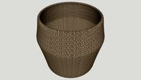 Cachepot com rodas A70xD80 - DonaFlor