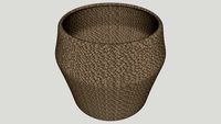 Cachepot com rodas - A60xD70 - DonaFlor