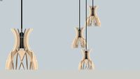 bover domita pending lamp wood modern design hängelampe holz