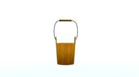 wooden bucket