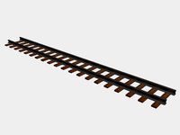 Train Railway 3d model