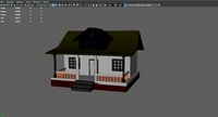 Simple house low poly for free