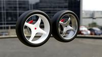 Low  poly Wheels 3D model