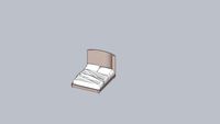 TOV / VIVI BLUSH VELVET BED IN QUEEN