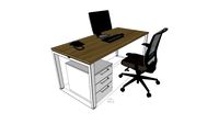 Bureau 180x80 Steelcase