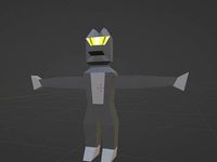 N64 cat OC with broken eyes idk why