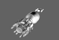 ci fi rocket i hope you like it