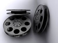 3D Film Reel Model 3D Model