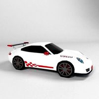 porsh gt3rs lowpoly