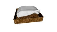 SDB - Panier avec serviettes