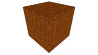 Material - Fabric - Tapis - Osier orangé