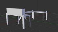 Desk With Two Cubbies