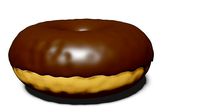 Chocolate simple donut