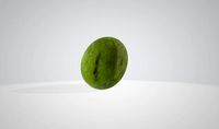 3D Pawpaw Fruit Ripe