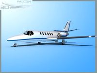 Falcon3D Citation V C560 FS11 3D Model