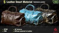 5 Free Leather Smart Materials PBR SPS