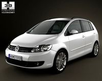 Volkswagen Golf Plus 2011 3D Model