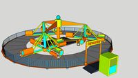 Scrambler Ride Fun Fair