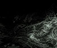 Belgium - Thickness hill tops map of entire countr
